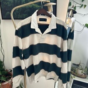 Abercombie & Fitch Men’s Rugby Shirt (Slytherin Vibes)